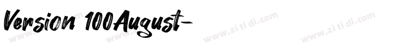 Version 100August字体转换